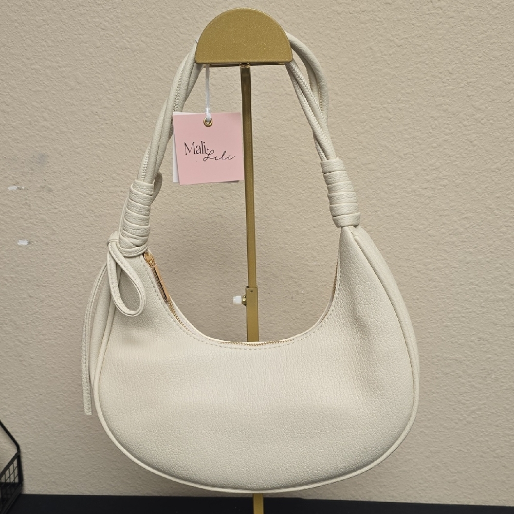 MALI + LILI BRIANNA SOFT BOW CRESCENT OFF-WHITE